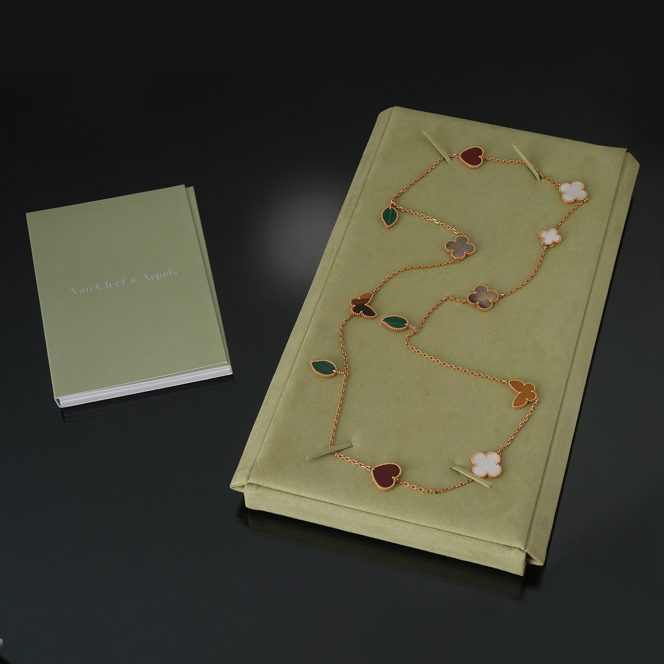 VAN CLEEF & ARPELS(USED)반클리프 12모티브 럭키 알함브라 롱 네크리스